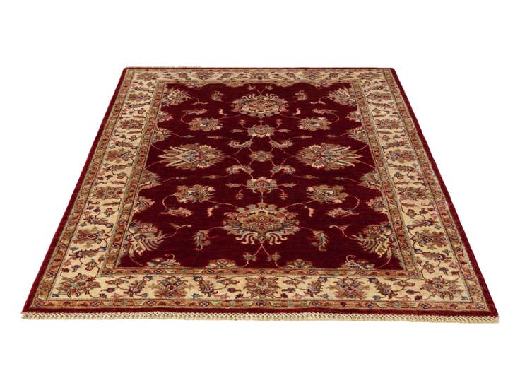 Detail image of 4' 3 x 6' Hand Knotted Ariana Ziegler Rug
