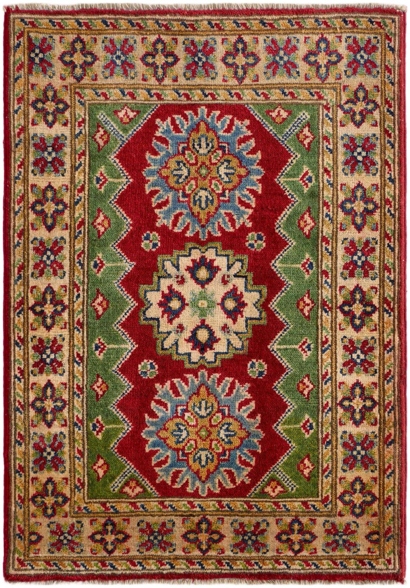 2' 2 x 3' 1 Hand Knotted Kazak Rug