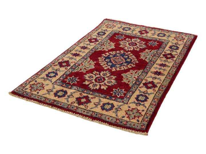 1' 11 x 2' 11 Hand Knotted Kazak Rug