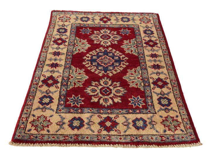1' 11 x 2' 11 Hand Knotted Kazak Rug
