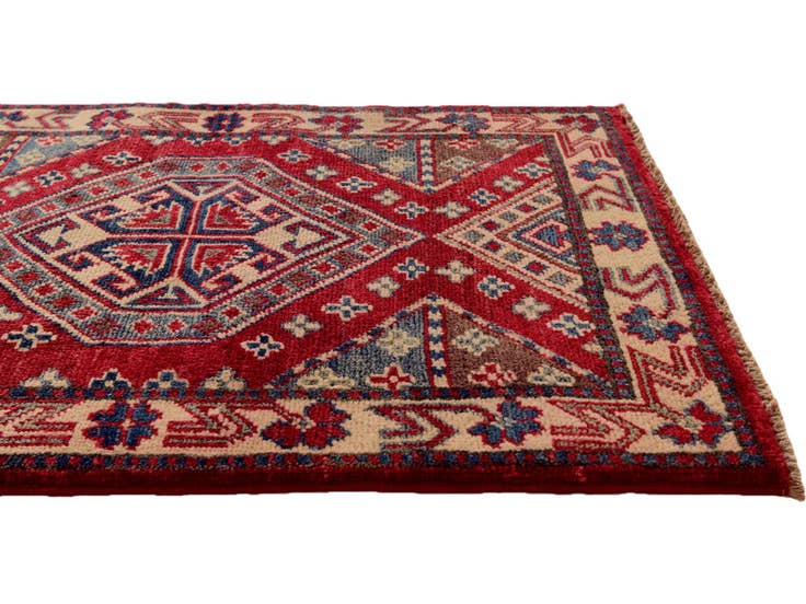 Detail image of 2' x 2' 8 Hand Knotted Kazak Rug