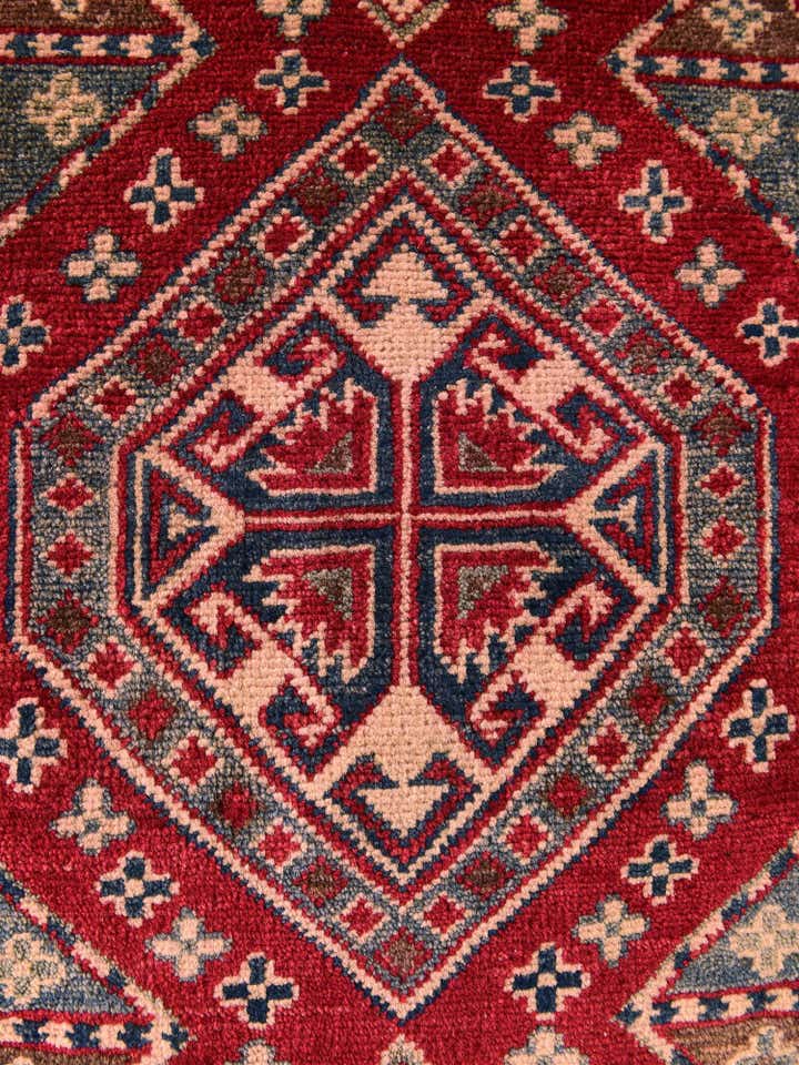 2' x 2' 8 Hand Knotted Kazak Rug