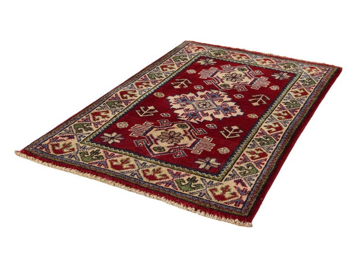 Detail image of 2' x 3' 1 Hand Knotted Kazak Rug