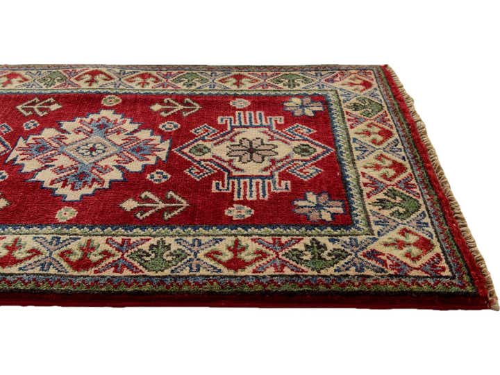 2' x 3' 1 Hand Knotted Kazak Rug