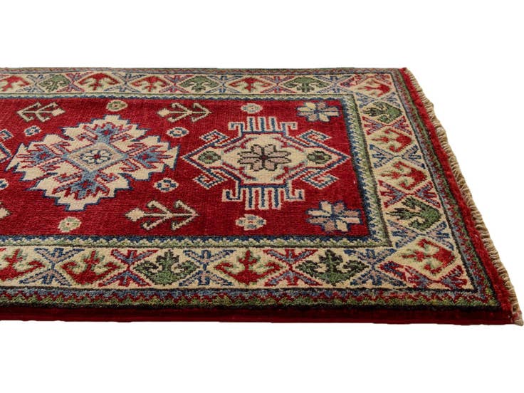 Detail image of 2' x 3' 1 Hand Knotted Kazak Rug