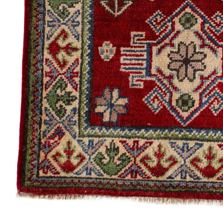 2' x 3' 1 Hand Knotted Kazak Rug