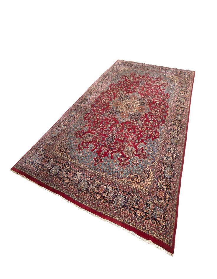 Detail image of 11' 6 x 17' 5 Kerman Wool Rug