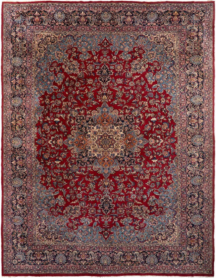 Detail image of 11' 6 x 17' 5 Kerman Wool Rug