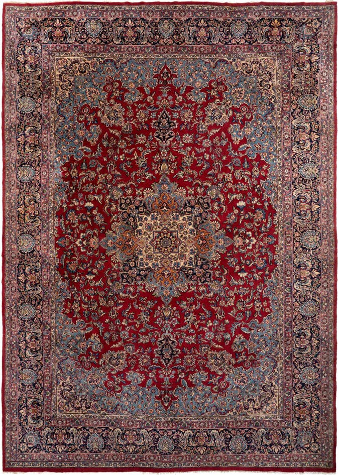 Detail image of 11' 6 x 17' 5 Kerman Wool Rug