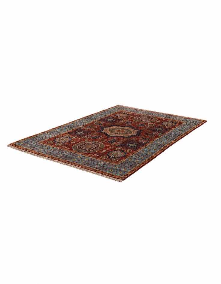 Detail image of 3' 7 x 5' 2 Hand Knotted Mamluk Ziegler Rug