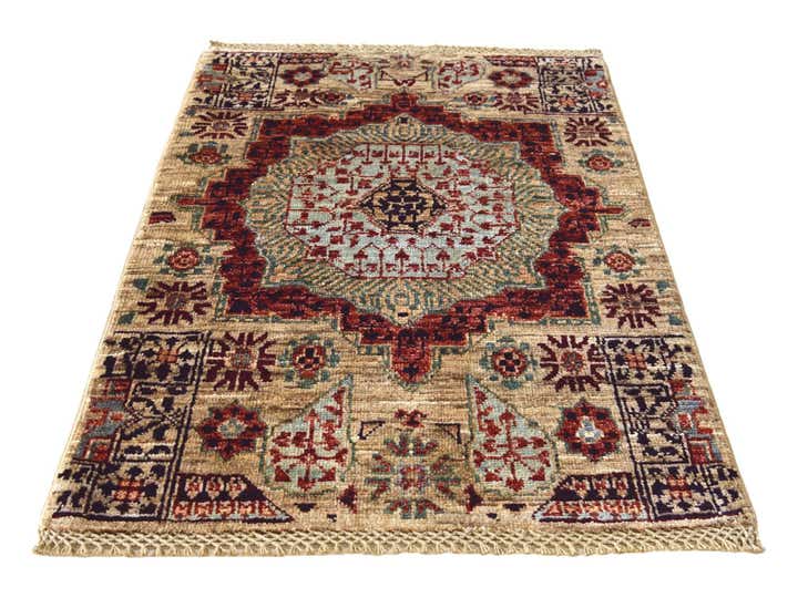 2' x 3' 1 Hand Knotted Mamluk Ziegler Rug