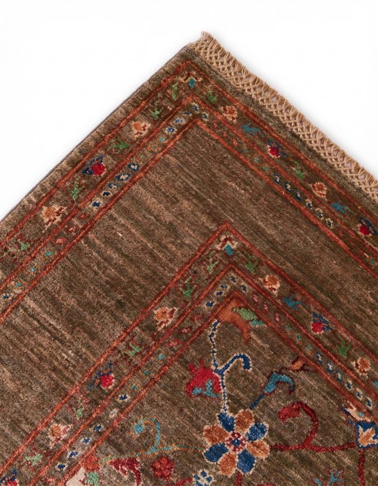 Detail image of 5' 1 x 6' 8 Hand Knotted Ariana Ziegler Rug