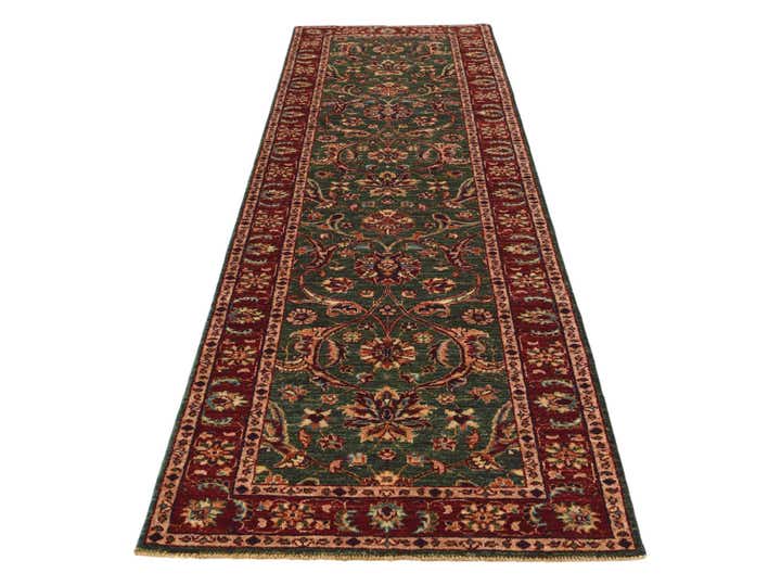 2' 9 x 9' 10 Hand Knotted Ariana Ziegler Runner Rug