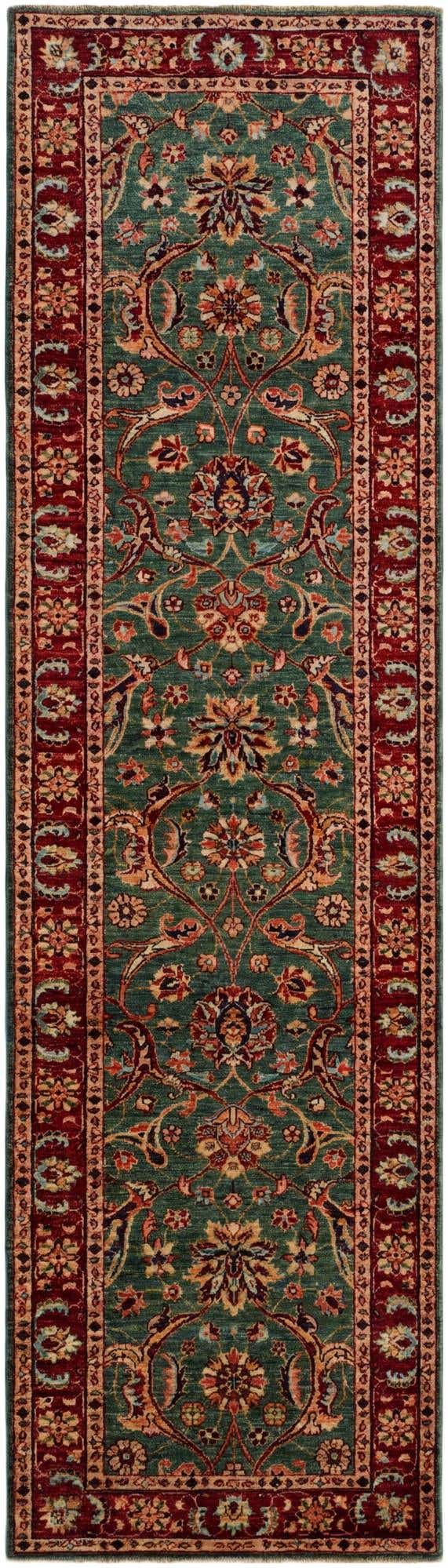 2' 9 x 9' 10 Hand Knotted Ariana Ziegler Runner Rug