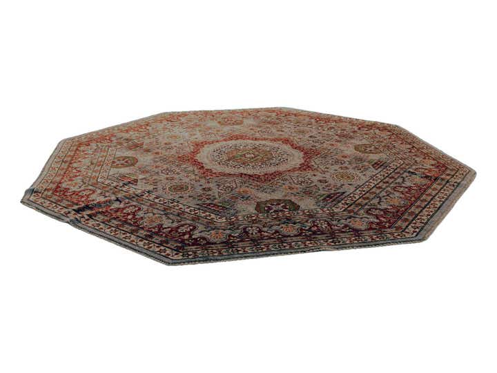 8' 2 x 8' 2 Hand Knotted Mamluk Ziegler Octagon Rug