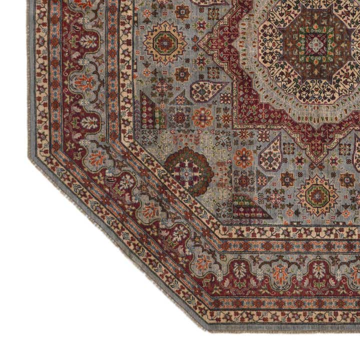 8' 2 x 8' 2 Hand Knotted Mamluk Ziegler Octagon Rug