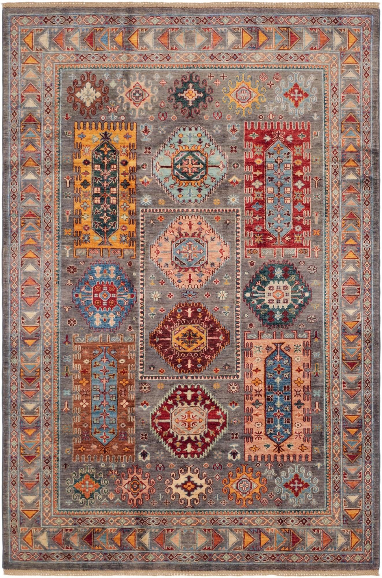 6' x 9' 1 Hand Knotted Ariana Rug