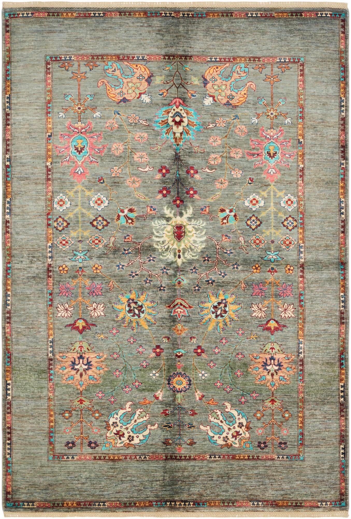 5' 8 x 8' 5 Hand Knotted Ariana Rug
