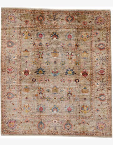8' 4 x 9' 9 Hand Knotted Ariana Rug
