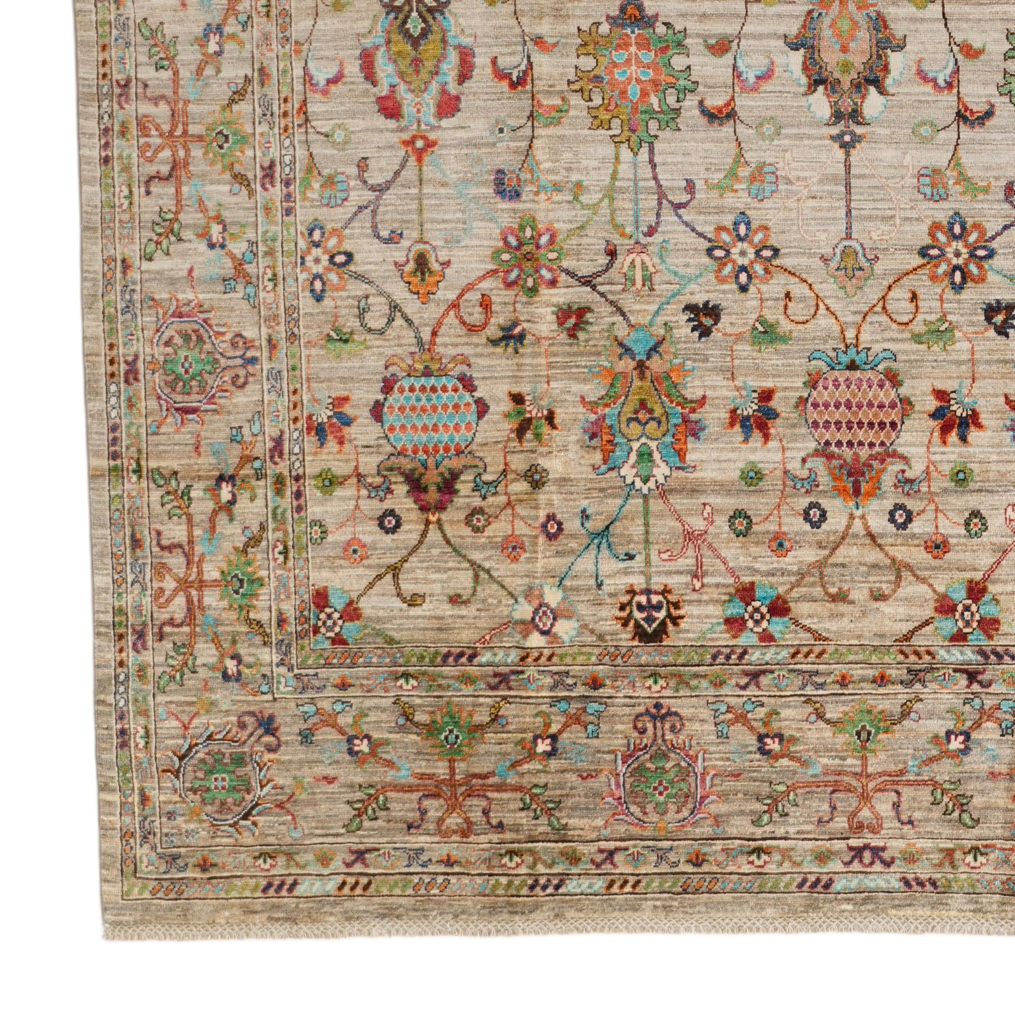 8' x 9' 10 Hand Knotted Ariana Rug
