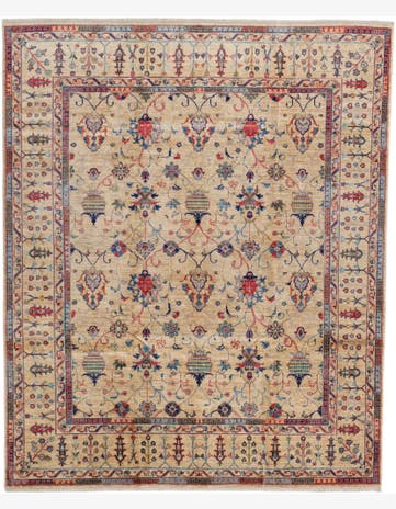 8' x 9' 7 Hand Knotted Ariana Rug