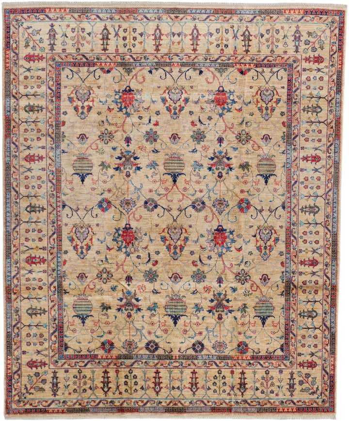 8' x 9' 7 Hand Knotted Ariana Rug