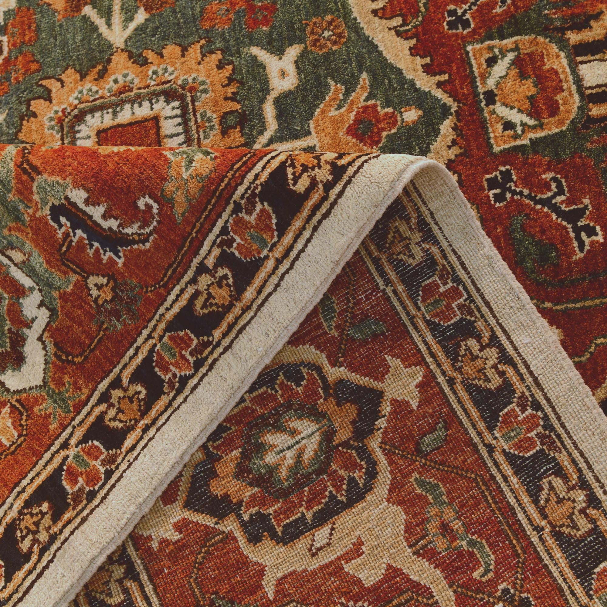8' 11 x 12' Hand Knotted Ariana Rug