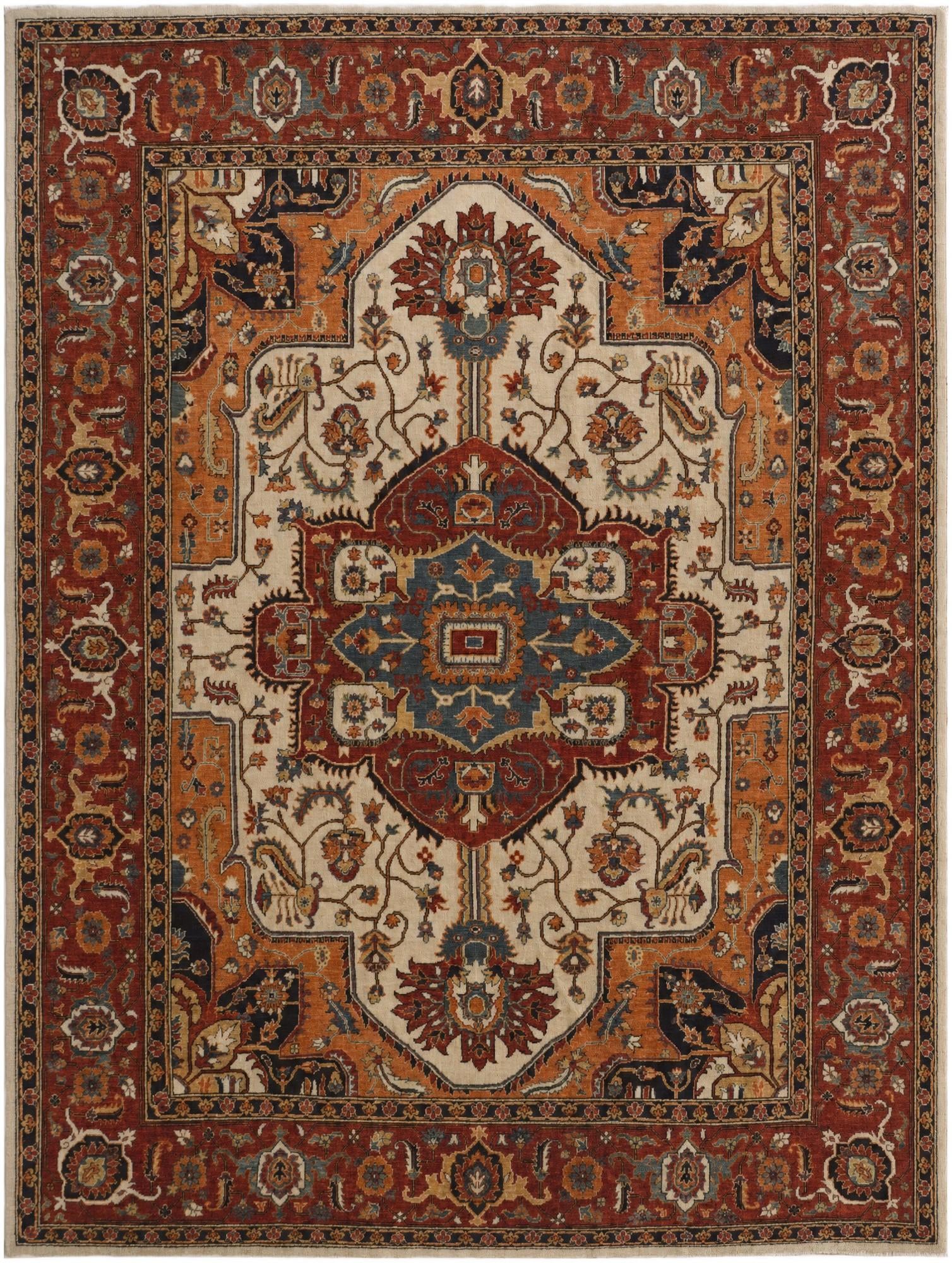 8' 11 x 12' Hand Knotted Ariana Rug