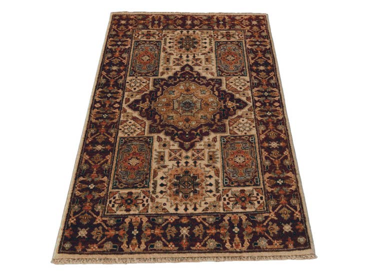 Detail image of 2' 6 x 4' Hand Knotted Ariana Rug