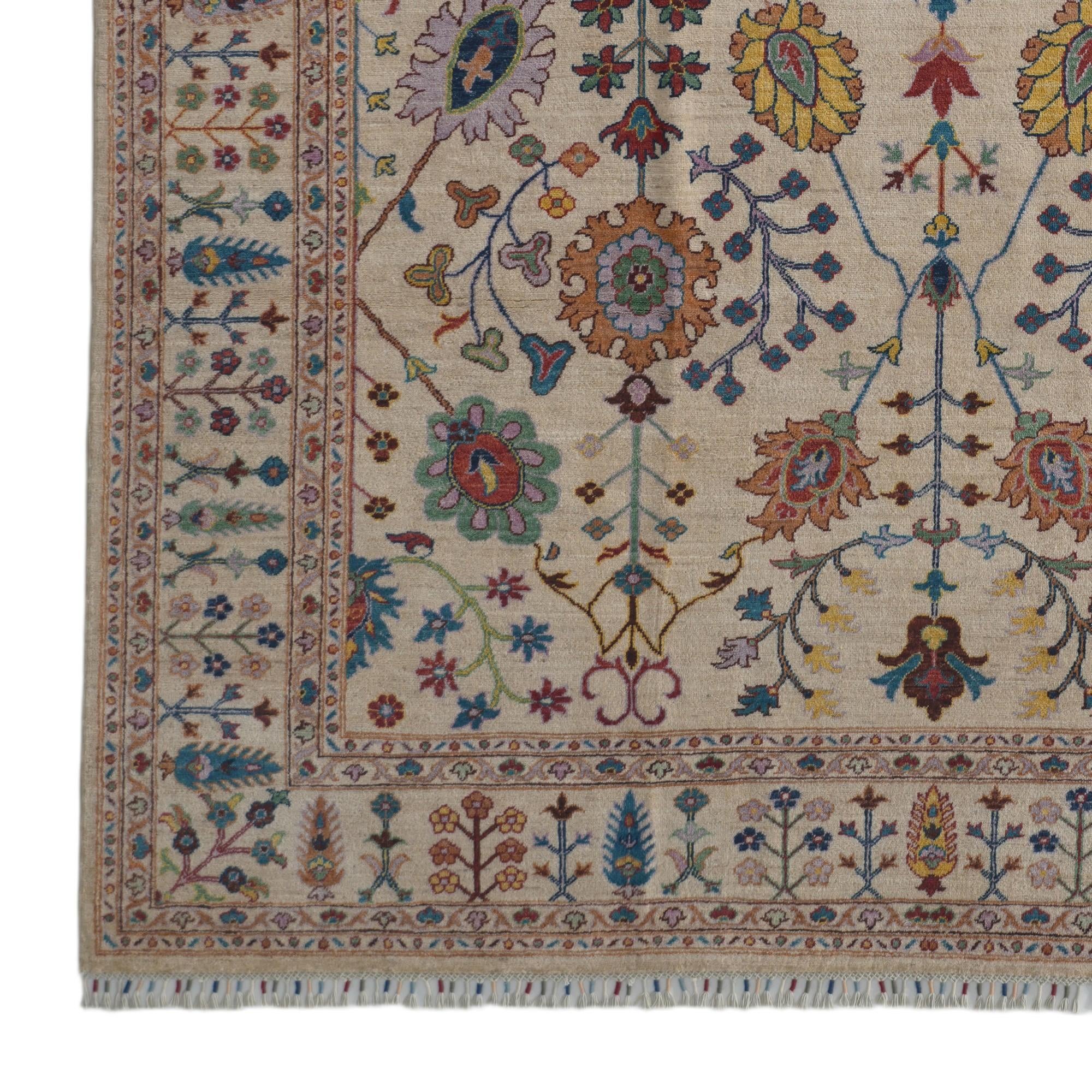 8' x 9' 10 Hand Knotted Ariana Rug