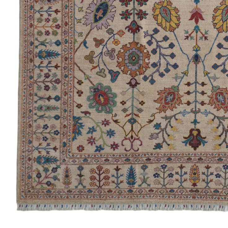 Detail image of 8' x 9' 10 Hand Knotted Ariana Rug