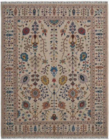 8' x 9' 10 Hand Knotted Ariana Rug