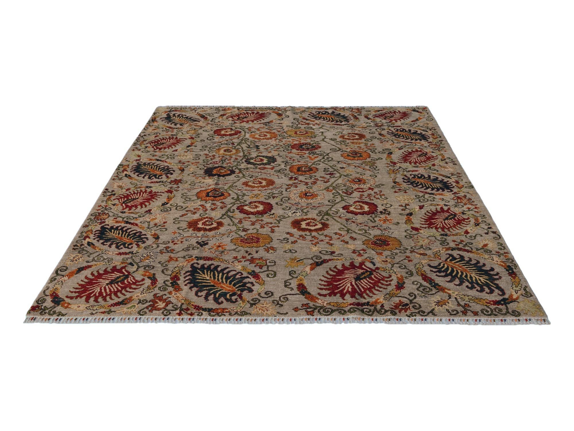 8' x 9' 7 Hand Knotted Ariana Rug