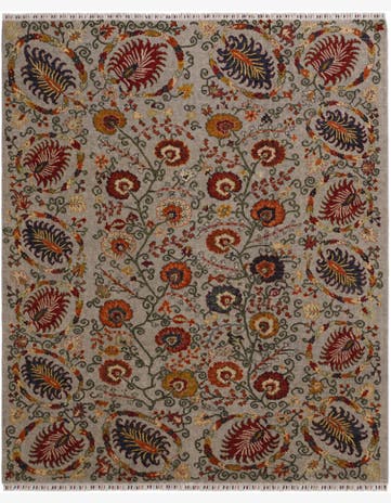 8' x 9' 7 Hand Knotted Ariana Rug