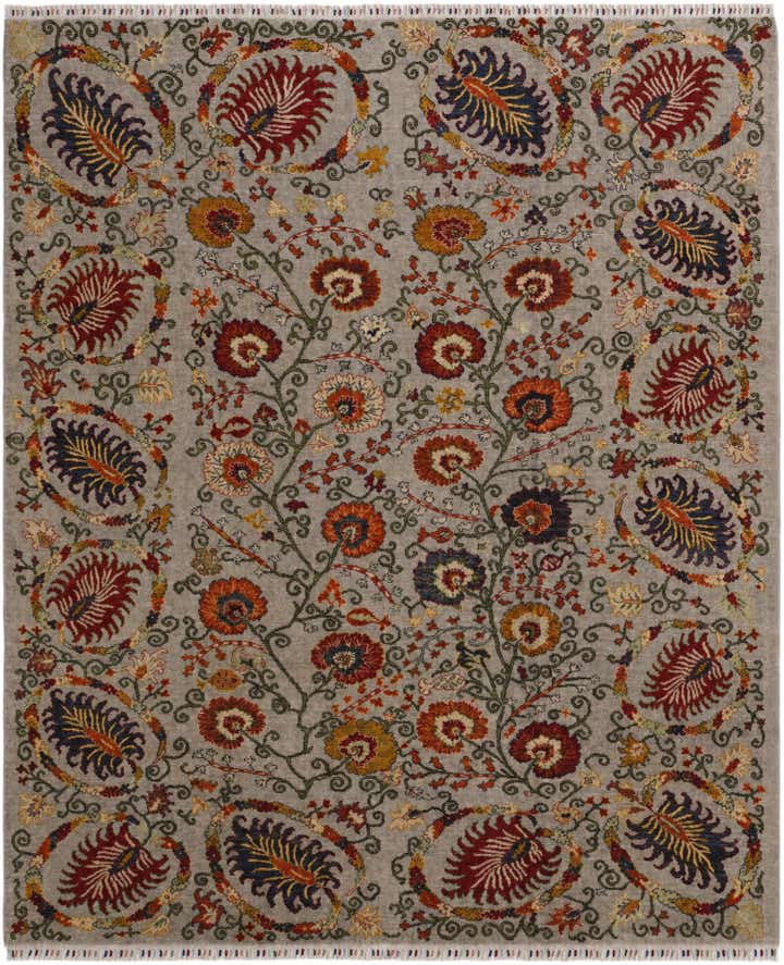 8' x 9' 7 Hand Knotted Ariana Rug