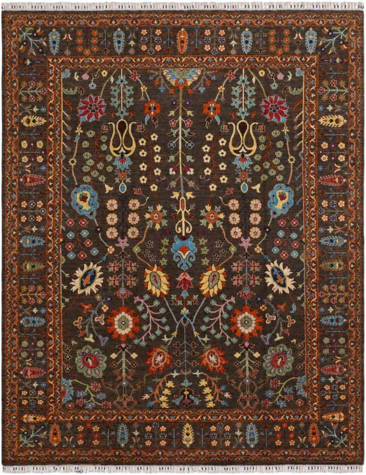 8' x 10' 1 Hand Knotted Ariana Rug