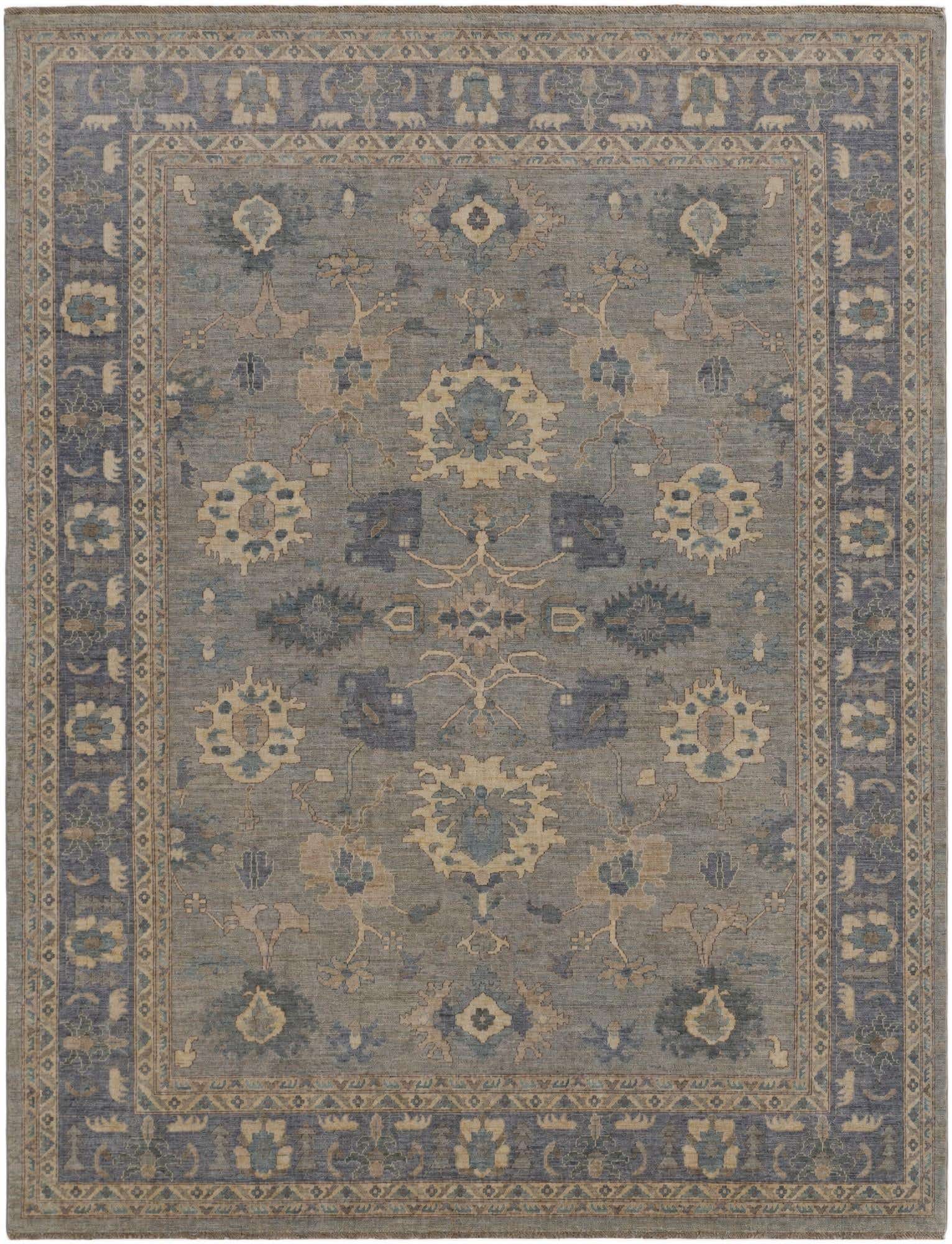 9' 3 x 11' 11 Hand Knotted Ariana Rug