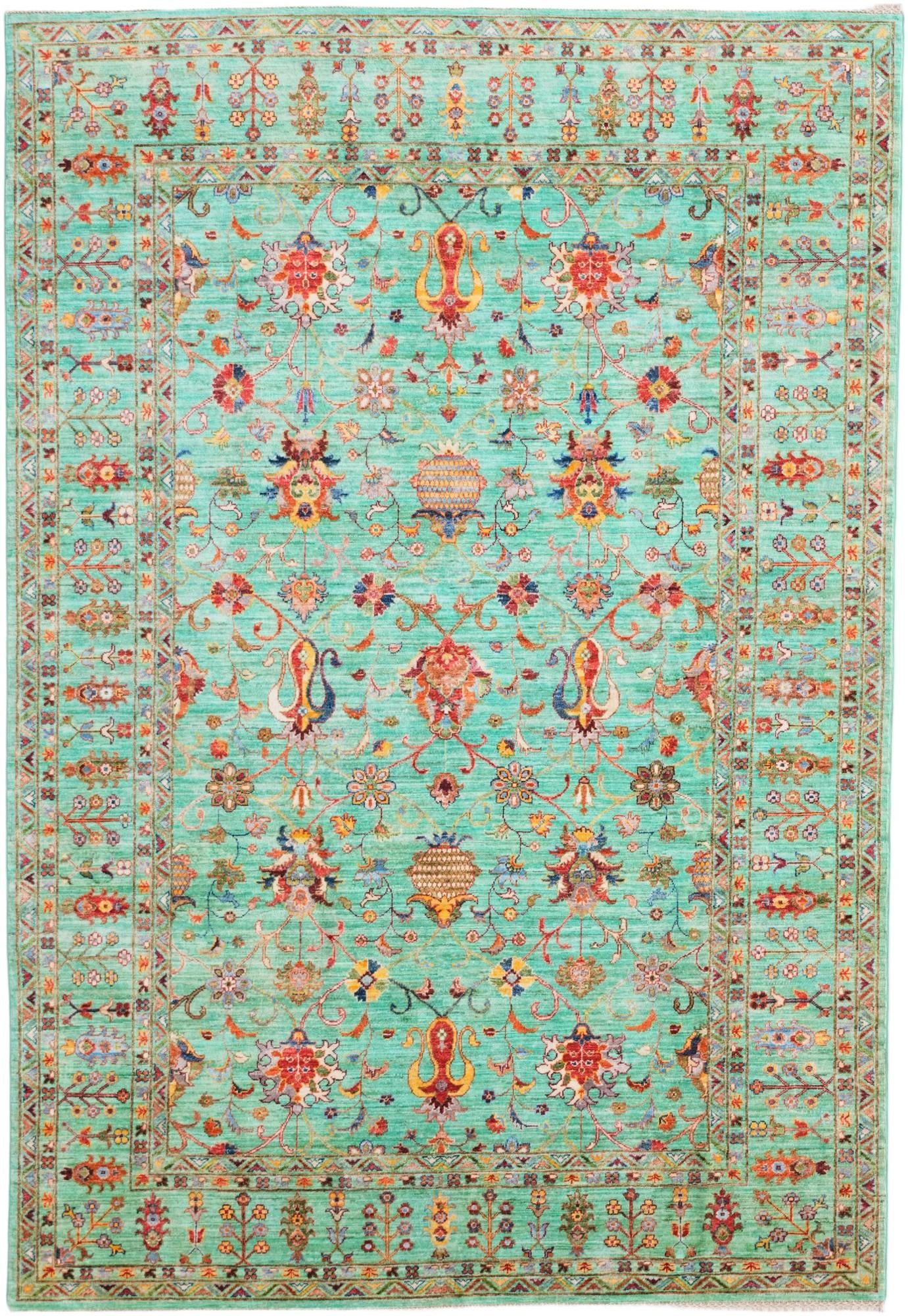 6' 8 x 9' 9 Hand Knotted Ariana Ziegler Rug