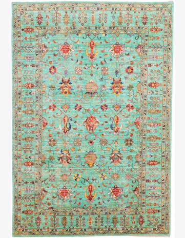 6' 8 x 9' 9 Hand Knotted Ariana Ziegler Rug