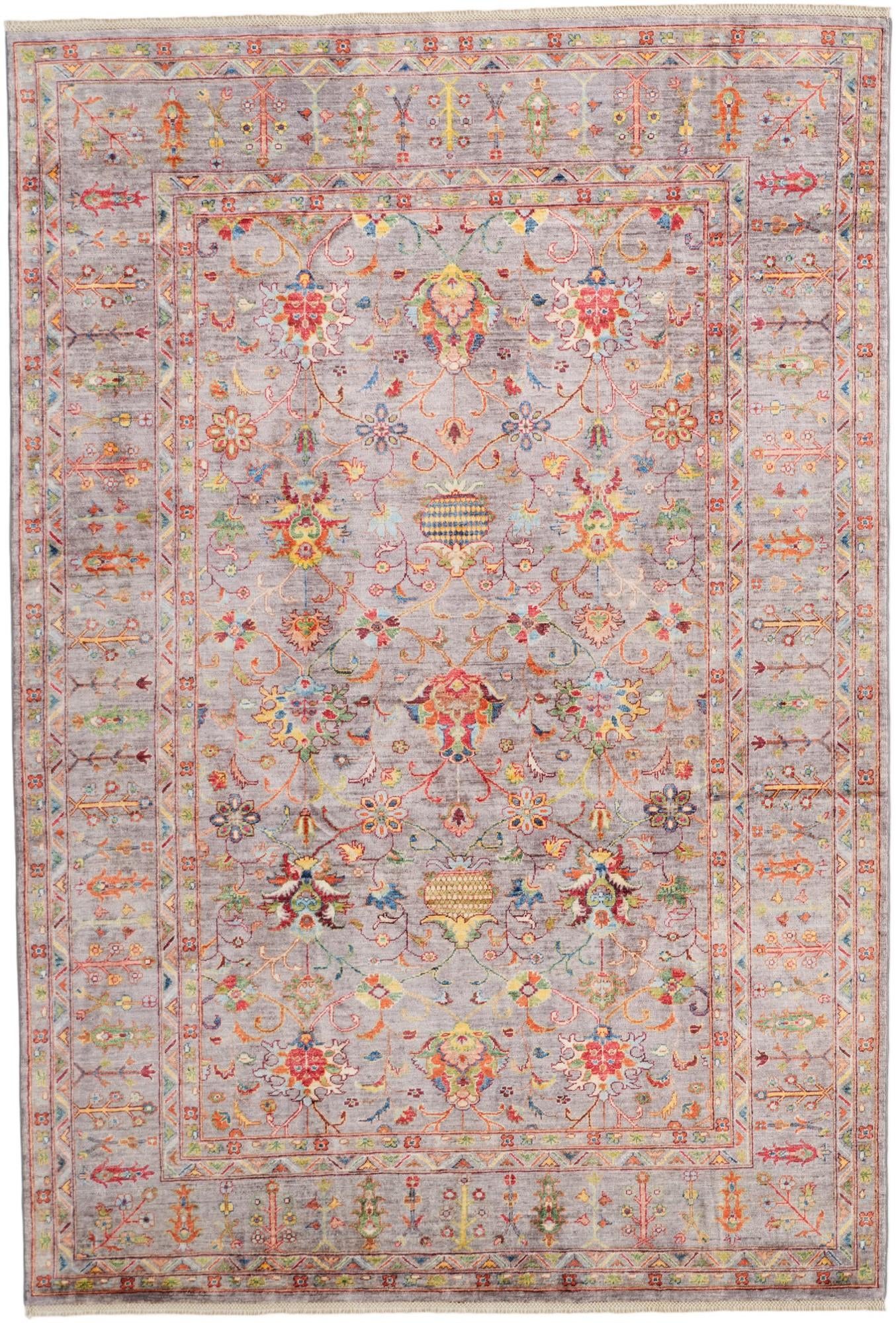 6' 7 x 9' 9 Hand Knotted Ariana Ziegler Rug