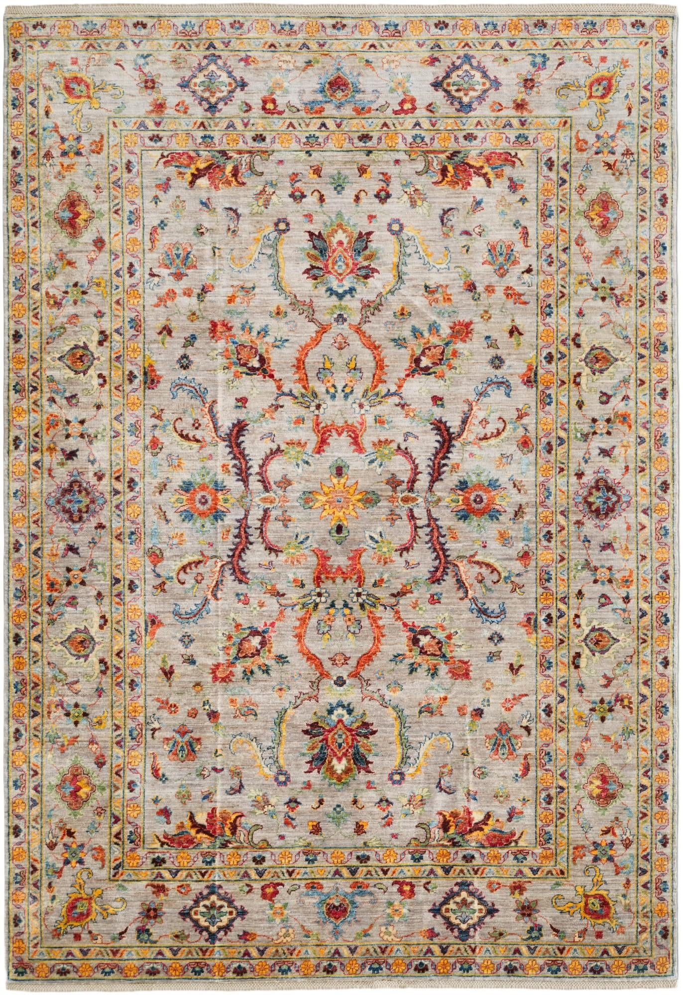 6' 8 x 9' 8 Hand Knotted Ariana Ziegler Rug