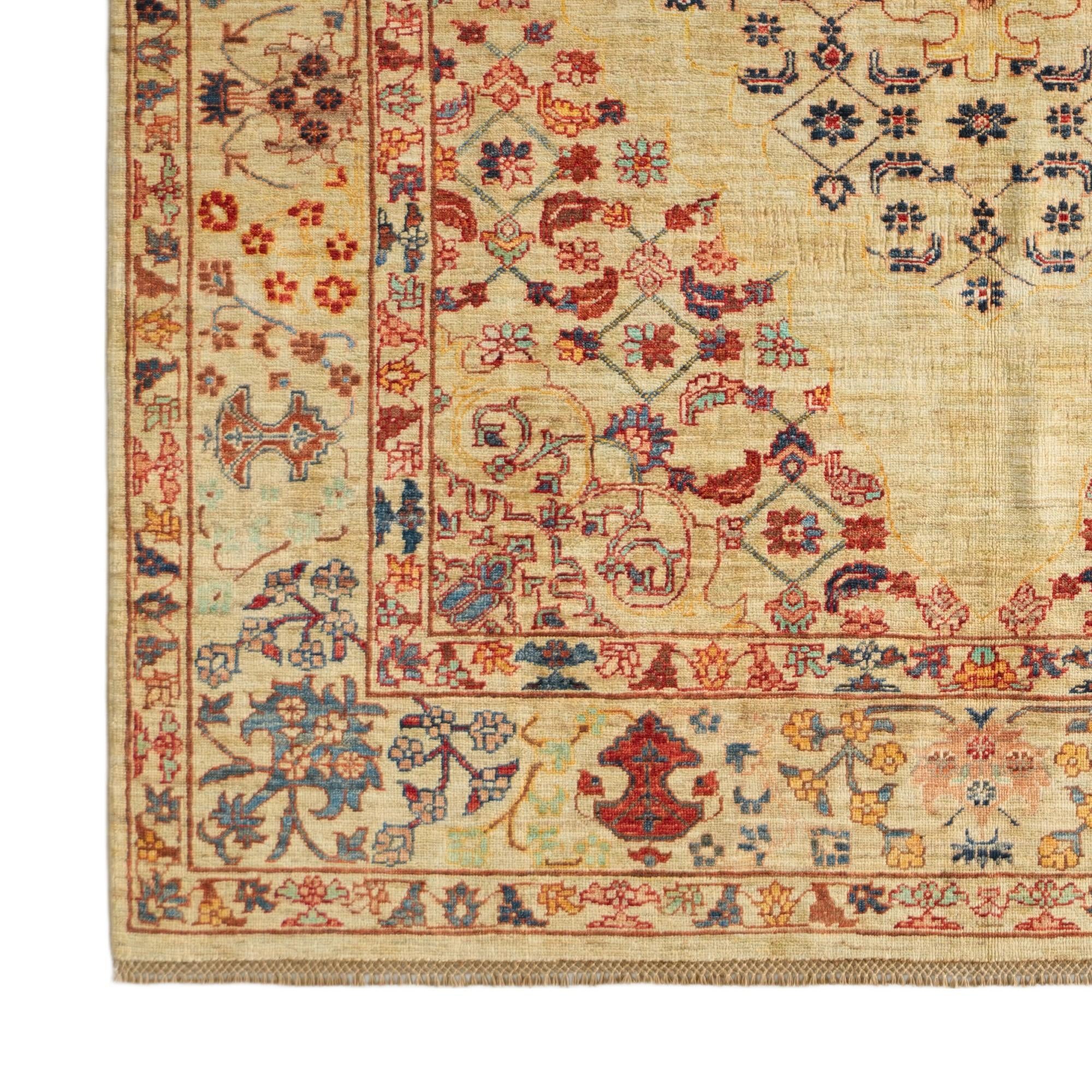 Detail image 7 of 10: 6' x 7' 11 Hand Knotted Ariana Ziegler Rug