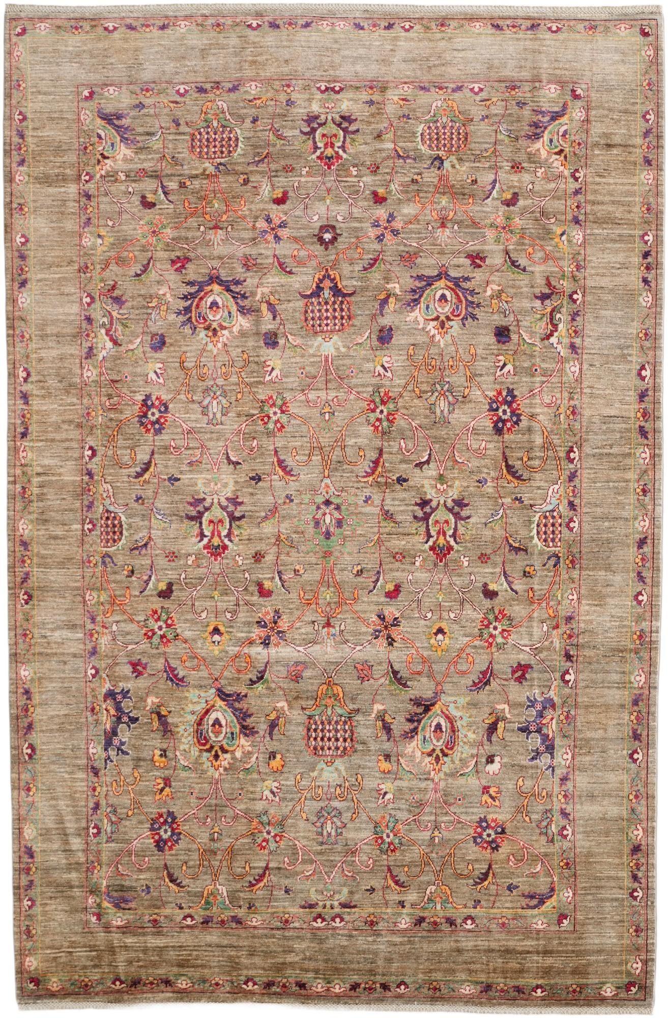 6' 8 x 10' 2 Hand Knotted Ariana Ziegler Rug