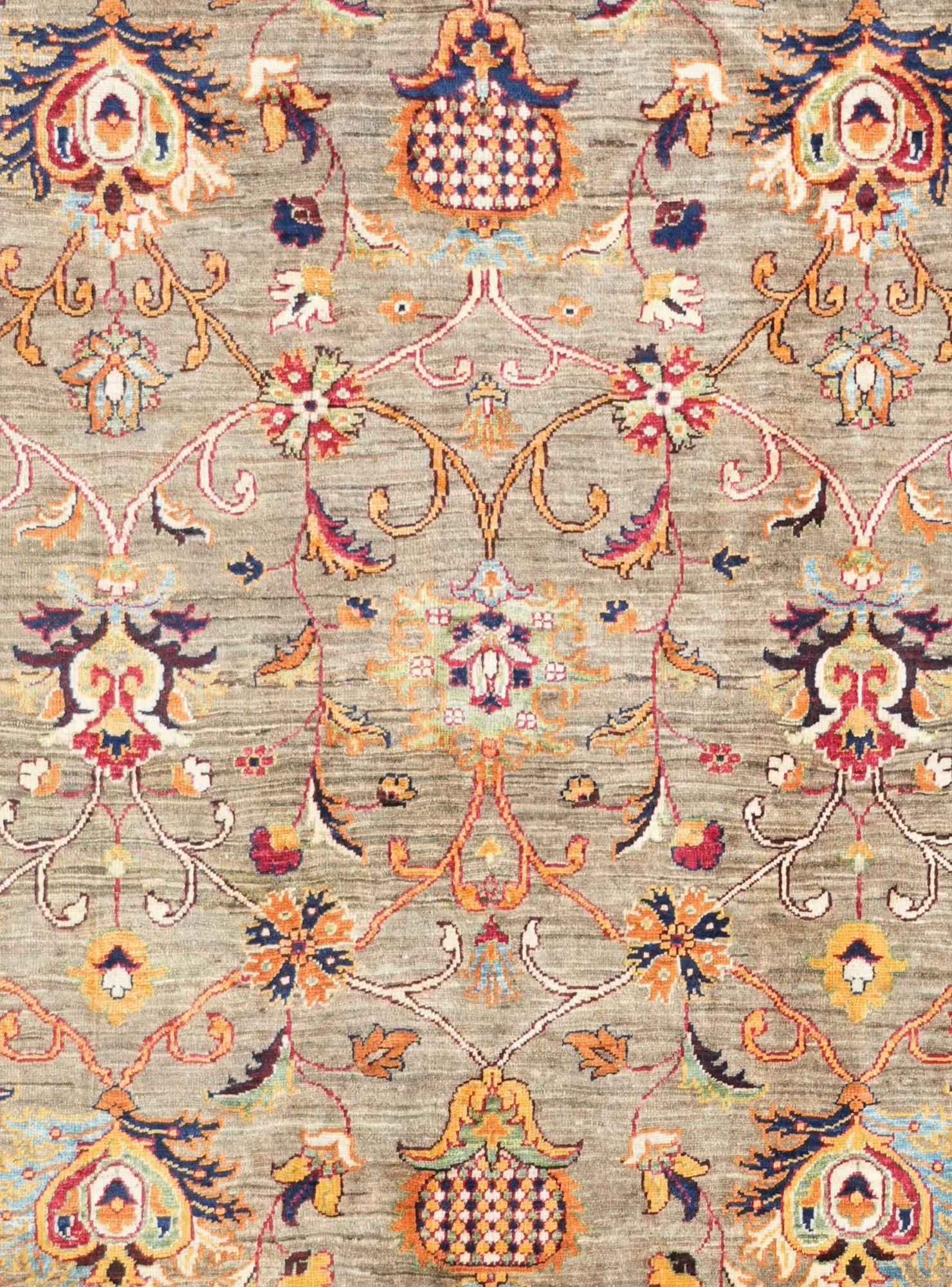 6' 5 x 9' 7 Hand Knotted Ariana Ziegler Rug