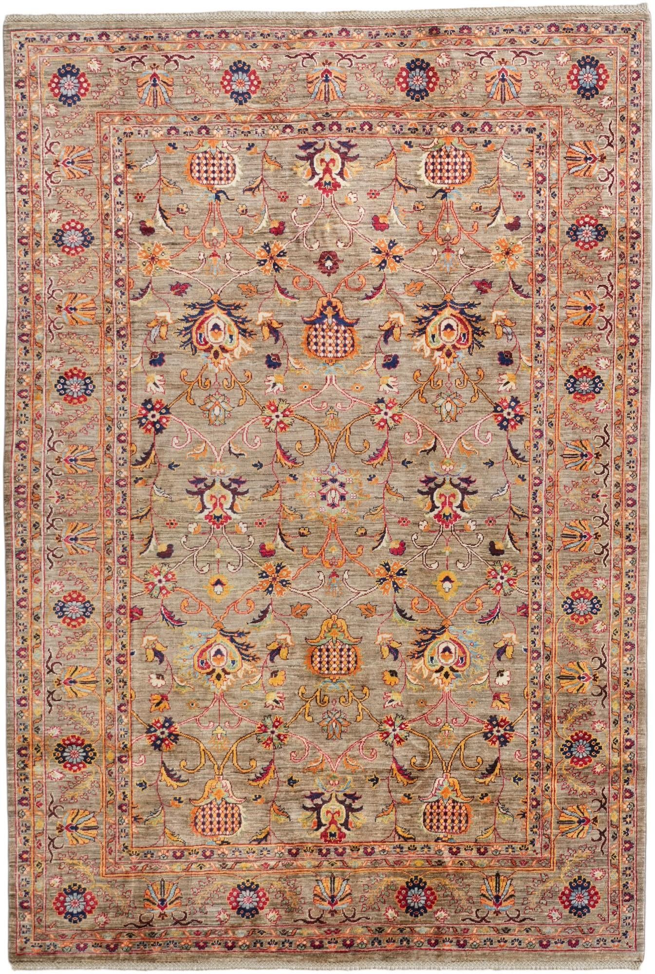 6' 5 x 9' 7 Hand Knotted Ariana Ziegler Rug