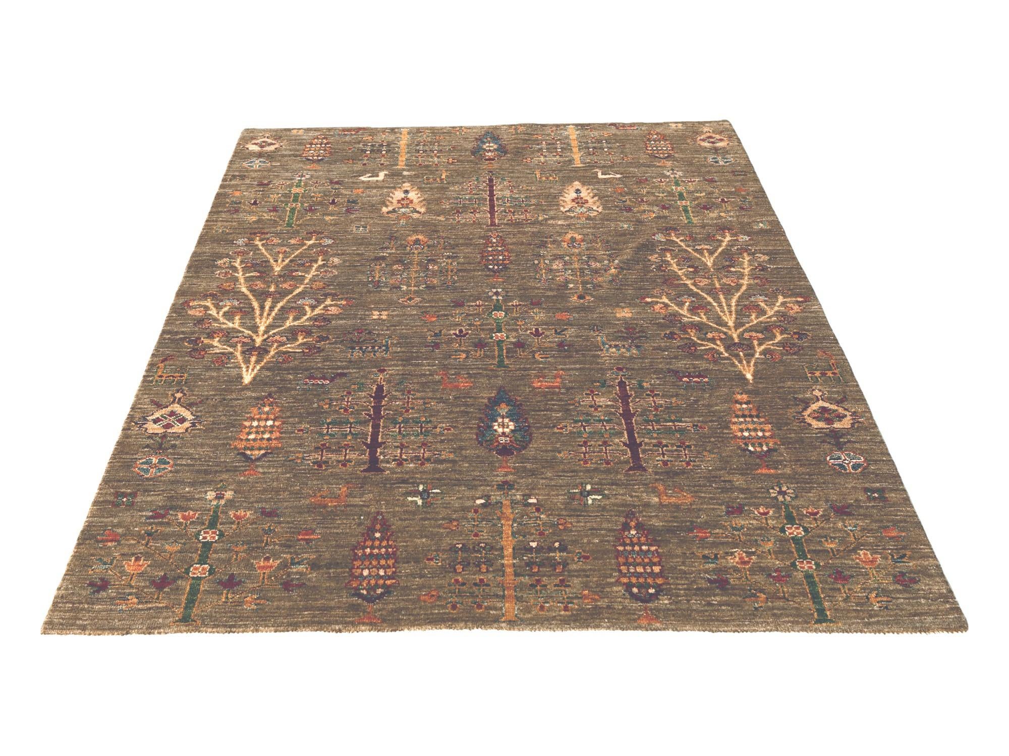 4' 6 x 5' 10 Hand Knotted Ariana Ziegler Rug