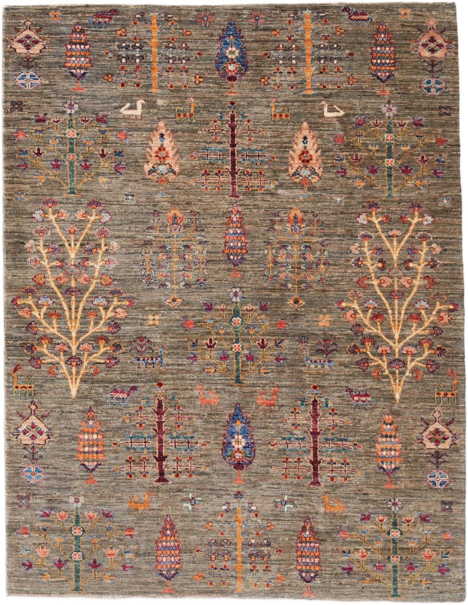 4' 6 x 5' 10 Hand Knotted Ariana Ziegler Rug