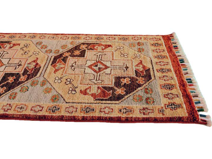 1' 8 x 3' 2 Hand Knotted Ariana Ziegler Rug