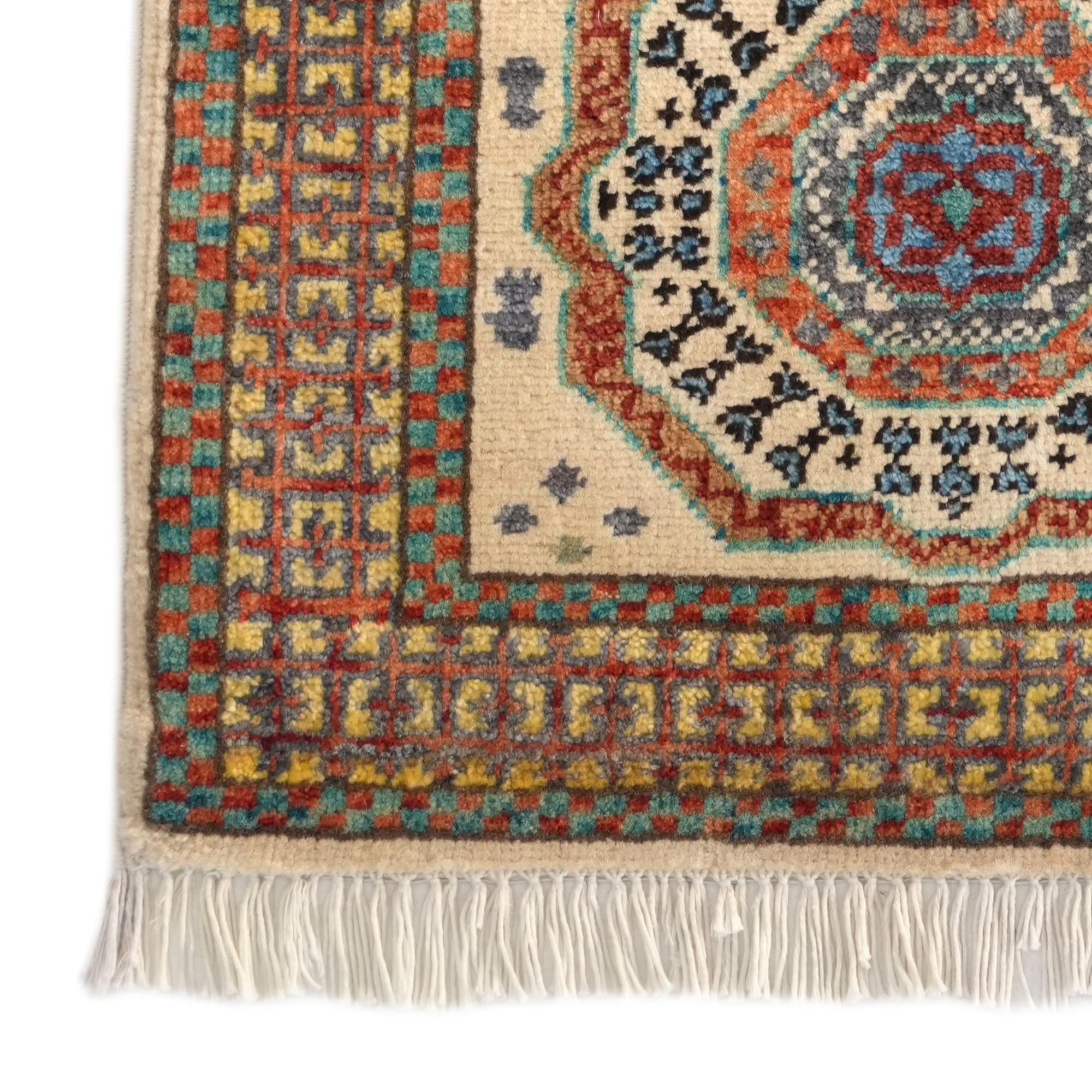 1' 11 x 2' 7 Hand Knotted Ariana Ziegler Rug