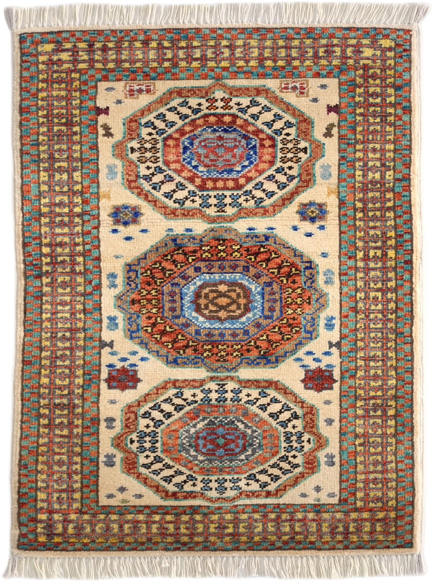 1' 11 x 2' 7 Hand Knotted Ariana Ziegler Rug